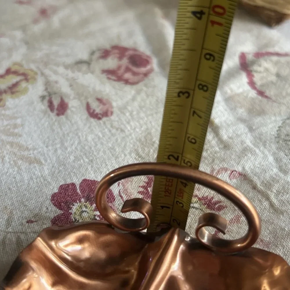 Vintage Gregorian Copper Trinket Dish Fairycore Cottagecore Whimsical